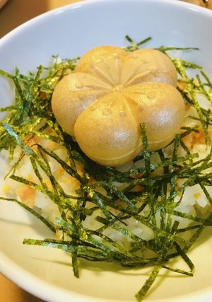 京都 辻が花 お茶漬け最中●紅鮭+海苔-レシピのメイン写真