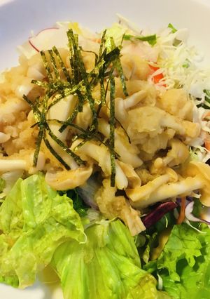 市販サラダ●和風キノコおろしソース-レシピのメイン写真