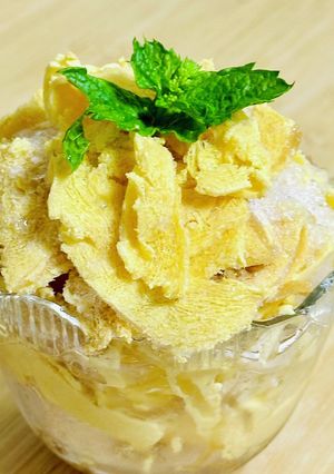 簡単・糖質オフ・プリンかき氷♪-レシピのメイン写真