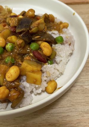 タッパーで完結!夏野菜カレー-レシピのメイン写真