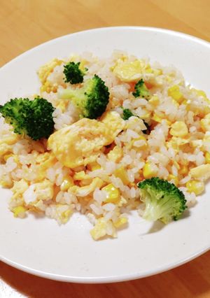 夏野菜のたらこソースチャーハン-レシピのメイン写真