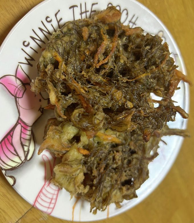 もずくの天ぷら by おっかぁのつゆ改良済 【クックパッド】 簡単