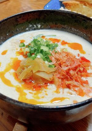 豆乳で作る、鹹豆漿（シェントウジャン）-レシピのメイン写真