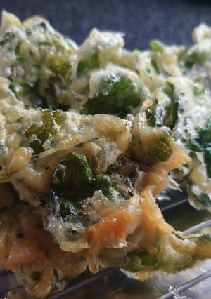 オカワカメのかき揚げ★冷たい麺類に併せて-レシピのメイン写真