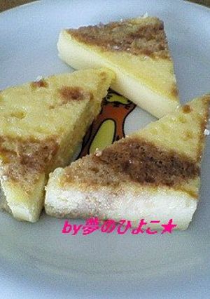 牛乳豆腐からアラ!マーブルチーズケーキ-レシピのメイン写真