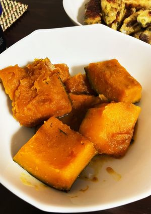 白だしで簡単!かぼちゃの煮付け-レシピのメイン写真