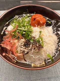 梅としらすの冷やし茶漬け-レシピのメイン写真