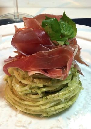 ダイエット飯･小松菜とセロリの冷製パスタ-レシピのメイン写真