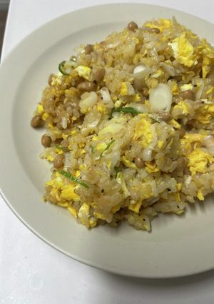 納豆炒飯-レシピのメイン写真