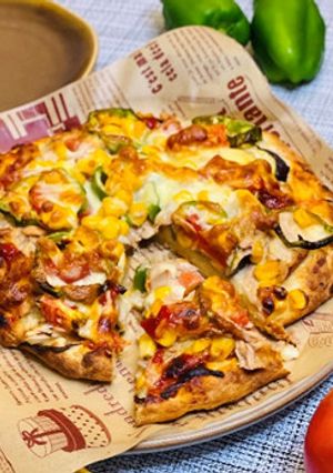 生地から手作り！夏野菜たっぷりピザ-レシピのメイン写真