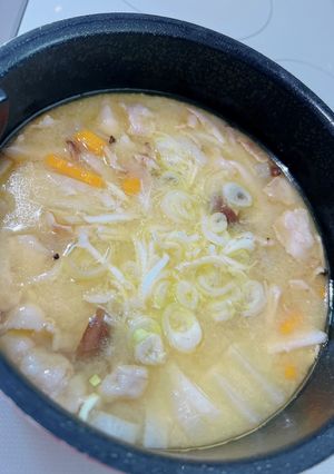 家にあるもので豚汁　隠し味はごま油-レシピのメイン写真