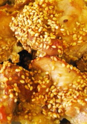 揚げない唐揚げ　鶏肉のごま焼き-レシピのメイン写真