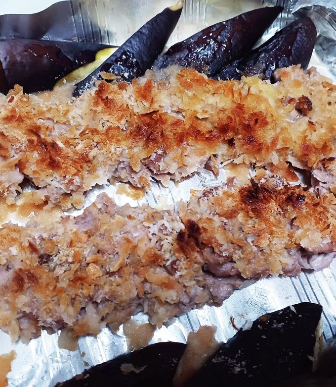 【時短で揚げ物】とんかつ、揚げナス-レシピのメイン写真