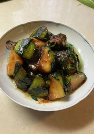 甘〜い！ズッキーニの甘味噌炒め-レシピのメイン写真