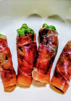 万願寺とうがらしのハモンセラーノ巻き-レシピのメイン写真