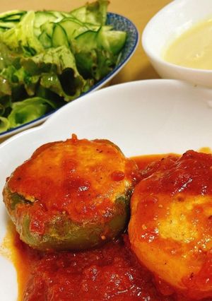 ☆フルーツパプリカの肉詰め☆-レシピのメイン写真