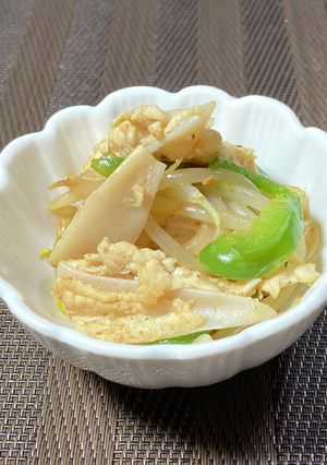 超簡単【ナンコツ✖️もやし】オイマヨ炒め-レシピのメイン写真