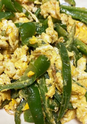 弁当にも良し!冷めても美味しいピーマン卵-レシピのメイン写真