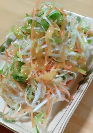 餃子ののっけ野菜ゆず味噌-レシピのメイン写真