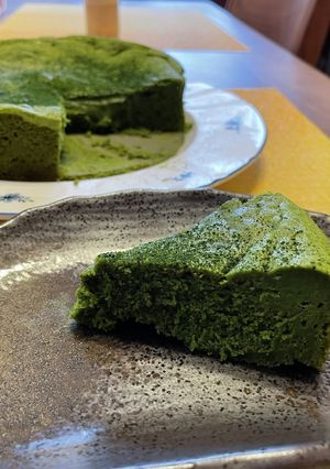 まるで和菓子！濃厚抹茶ガトーショコラ-レシピのメイン写真