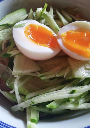 ふじの男の料理　適当担々そうめん-レシピのメイン写真