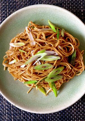 ネギでさっぱり黒焼きそば-レシピのメイン写真