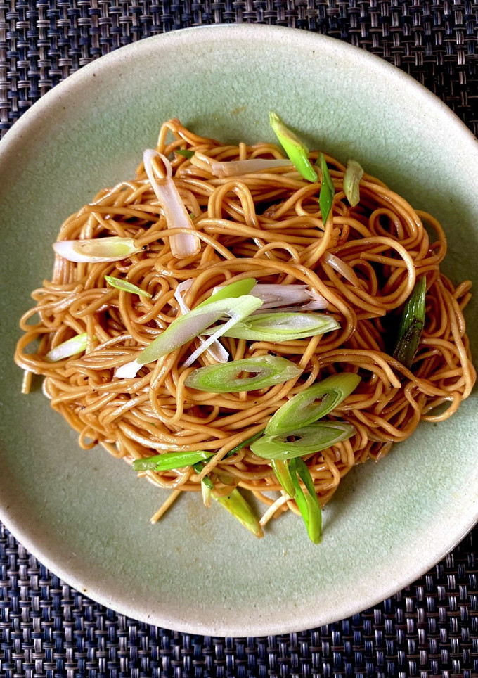 ネギでさっぱり黒焼きそば-レシピのメイン写真