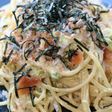和風✿梅和え✿アボカドパスタ