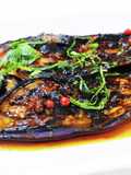 茄子のニンニク豆板醤甘辛炒め