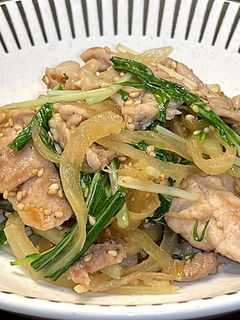 水菜入りしょうが焼き-レシピのメイン写真