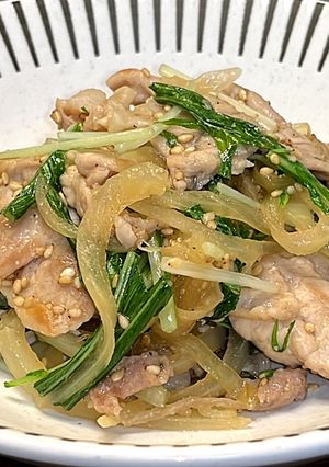 水菜入りしょうが焼き-レシピのメイン写真