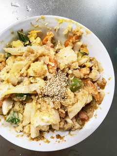 お一人様野菜たっぷりレモン味噌味洋風炒飯-レシピのメイン写真
