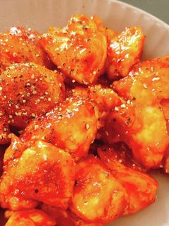 鶏肉の甘酢ケチャップ炒め-レシピのメイン写真