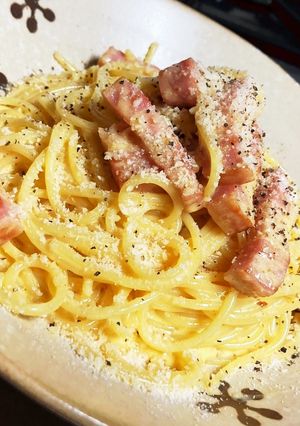 生クリームのカルボナーラ-レシピのメイン写真
