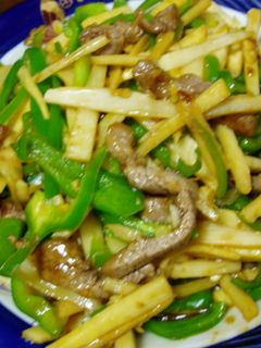 ヘルシー!たけのこたっぷり青椒肉絲!-レシピのメイン写真