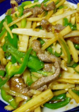 ヘルシー！たけのこたっぷり青椒肉絲！-レシピのメイン写真