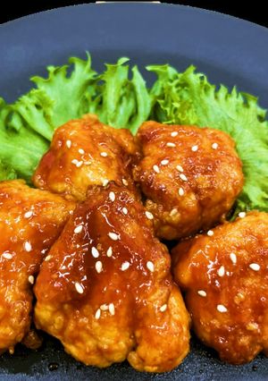 ★米粉で揚げない★肩肉のヤンニョムチキン-レシピのメイン写真