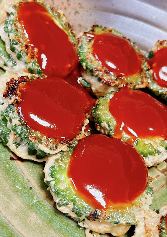 簡単！美味しい！ゴーヤのはさみ焼き-レシピのメイン写真