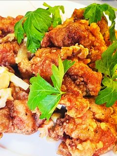 揚げ鶏の甘酢炒めレモン風味 中華 唐揚げ-レシピのメイン写真