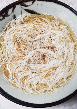 とっても簡単★絶品！「鶏ガラスープ素麺」-レシピのメイン写真