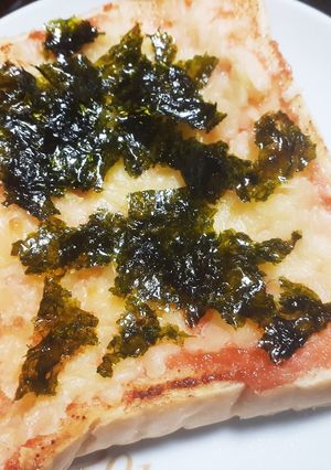 明太マヨトースト☆韓国海苔のせ-レシピのメイン写真