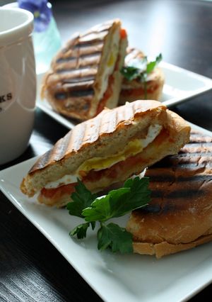breakfast panini-レシピのメイン写真