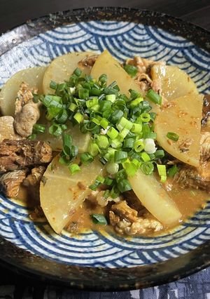 冷製豚バラ大根（さばの味噌煮缶）-レシピのメイン写真