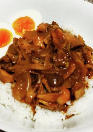 超簡単！きのこと玉ねぎのスパイスカレー！-レシピのメイン写真