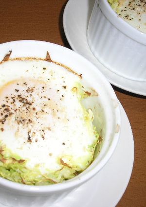 春キャベツの簡単ココット♪-レシピのメイン写真