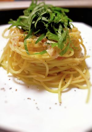 大葉と梅のパスタ-レシピのメイン写真