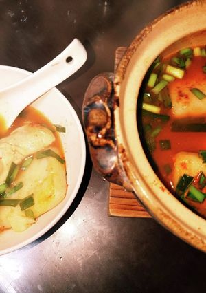 大根餅と手羽元の唐辛子スープ雑煮-レシピのメイン写真