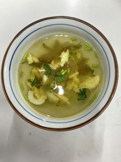 榨菜蛋花湯(ザーサイと卵スープ)-レシピのメイン写真