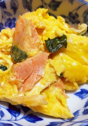 塩鮭オムレツ-レシピのメイン写真
