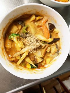 肉無チクワトマトキムチ親子丼味野菜炒め-レシピのメイン写真